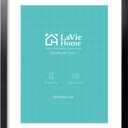 LaVie Home 22x28 Picture Frame Black Poster Frame,Display Pictures 18x24 with Mat or 22x28 Without Mat, Stable and Sturdy Frame and Polished Plexiglass, Horizontal and Vertical Format of The Walls