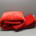 Softlife Red Area Rug for Bedroom Living Room, Solid Non-Slip 5x7 Fluffy Carpet with Soft Low Pile for Kids Boys Girls, Machine Washable Fuzzy Aethetic Rugs Home Dorm Decor