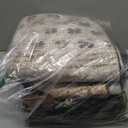 Modern Geometric Patchwork Indoor Area Rug for Living Room, Chocolate 6'x 9' Large Rug Rockwood Collection Hardwood Floors Decor for Bedroom, Brown Throw Carpet for Office Entryway Dining Room