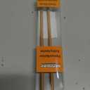 Mdoker Bamboo Knitting Needle Straight Single Pointed Sweater Knitting Needles 10-inch Length for Handmade DIY Knitting Projects,Size US 8(5mm)