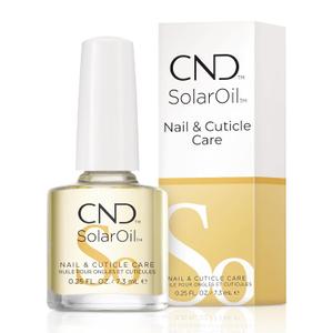 2 x CND SolarOil Cuticle Oil, Natural Blend Of Jojoba, Vitamin E, Rice Bran and Sweet Almond Oils, Moisturizes and Conditions Skin, 0.25 fl oz