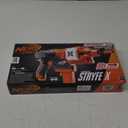 NERF Pro Stryfe X Dart Semi-Auto Blaster, Rechargeable LiPo Battery, 30 AccuStrike Half-Length Darts, 15-Dart Magazine, 150 FPS, Eyewear, 14+