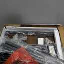 Furologee Kitchen Bakers Rack with Power Outlet, Microwave Oven Stand with Storage 4 Tiers, Coffee Bar Table with 6 S Hooks, Kitchen Storage Shelf Rack for Spices, Pots, Rustic Brown (22inch)