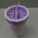 Professional 7 in 1 Dog Paw Cleaner for Dogs & Cats - Includes 1 Portable Paw Washer, 1 Bath Brush, 2 Dog Toothbrushes and 3 Absorbent Towels Note: Fits Paws 2.5 to 3.5 Inches Wide (Large, Grey)