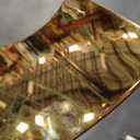 DEOLER Widespread Bathroom Sink Faucet with Crystal Knob 3 Hole Waterfall Vanity Faucet 8 Inch Crystal Bathroom Faucets Deck Mount Basin Mixer Tap with Hose, Polished Gold