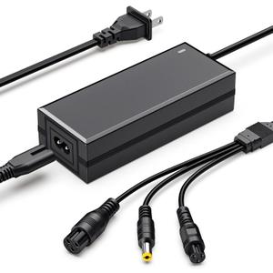 3 in 1 Replacement Charger for 2A 42v/36v 3 Claw (8mm/12mm) Female Port (5.5mm*2.5mm Universal 2.1mm) for, Jetson, Swagtron, Gotrax,Swagway,Razor