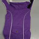 Malier Dog Winter Coat, Windproof Dog Cold Weather Coats with Real Pocket, Winter Extra Warm Pet Coat Fleece Jacket Reflective Clothes for Small Medium Large Dogs and Puppy (Purple, Medium)