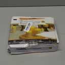 Homemory Halloween Orange Flameless Candles, Fall Candles, Outdoor Waterproof Flickering Battery Operated LED Pillar Candles with Remote and Timers, Won't Melt Plastic, Set of 3