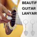 5 x 1 Pcs Stainless Steel Guitar Pick,Guitar Pick Keychain,Gift for Guitarist,Music Lover Gifts,Guitar Lovers Keychain,Music Gifts