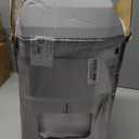 Bathroom Accessories Set, 10 Pieces White and Gold Bathroom Set, Bathroom Accessory Set with Slim Trash Can, Soap Dispenser, Toilet Brush, Toothbrush Set, Qtip Holders for Housewarming