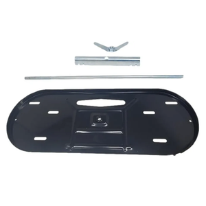 Dual Propane Tank Rack for RVs - Holds Two 30LB Tanks, Durable Black Steel Design