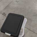 IRIS WeatherPro Airtight Dog, Cat & Bird Food Storage Container, Clear/Black, Medium