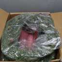 WBHome 2pcs Real Touch Cypress Cedar & Pine Cone Evergreen Garland for Christmas Holiday Seasonal Outdoor/Indoor Home Decor, 9FT Long