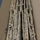 Trademark Innovations Foldable Hyacinth Storage Baskets with Iron Wire Frame (Set of 4) (12")