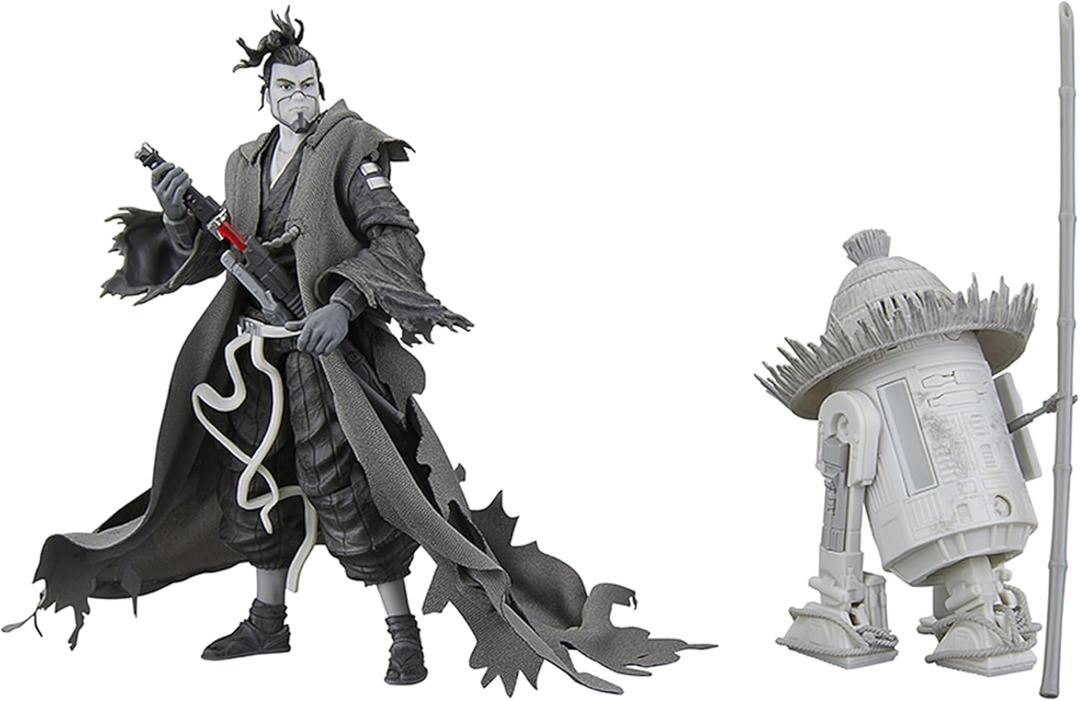 STAR WARS The Black Series The Ronin & R5-D56, Visions Premium Collectible 6 Inch Action Figure 2-Pack