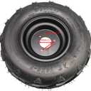 7" Right Wheel Rim Tire Assembly for 50cc 90cc 110cc 125cc ATVs & Go Karts Includes 16x8-7 Tire 79mm Bolt Rim