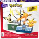 MEGA Pokmon Action Figure Building Toys for Kids, Pikachu Evolution Set with 159 Pieces, 3 Poseable Characters, 8 Year Old Gift Idea