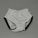 Youth Special Needs Reusable Swim Diapers Swimwear for Incontinence Cloth Diaper Covers Waterproof,Leakproof, Unisex (White, 6-8T)
