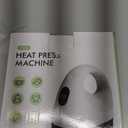 Mini Heat Press Machine, 3 Heat Settings, Precise Temperature Control,15 Mins Auto-Off, Insulated Safety Base, Mini Iron for Crafting, T Shirts, Hats, Heating Transfer Projects