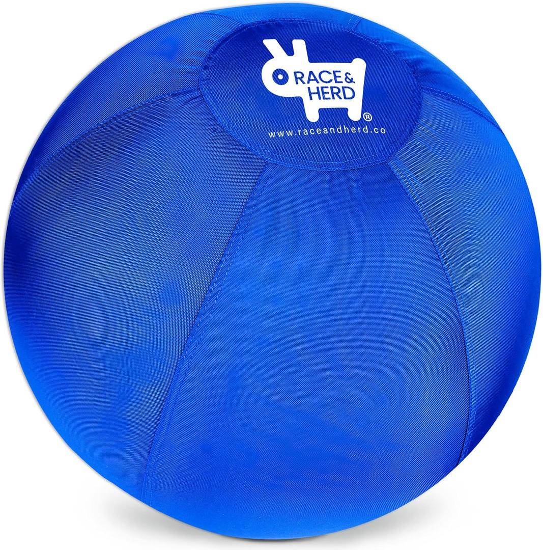 Race&Herd 25" Herding Ball Cover  Fits Herding Balls for Medium & Large Breeds, Compatible with Australian Shepherd, Cattle Dogs, Horse Play  (Replacement Cover Only)