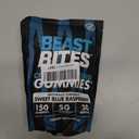 BEAST BITES Creatine Infused Gummies - 5g Creatine Monohydrate Per Serving - NSF Certified for Sport, Clean Label Project Certified (150 Gummies, Sweet Blue Raspberry), BBD: 03/27/2028
