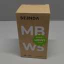 seenda Ergonomic Vertical Mouse with Jiggler - Bluetooth + 2.4G USB Multi Device, Wireless Ergo Mice, Jiggler Mouse Mover for Laptop/PC/Notebook, Computer Mice for Windows, Mac OS (Black)