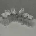 10oz Juice Bottles - 6 Pack Wide Mouth Glass Bottles with Lids- BPA Free, Stainless Steel Lids for Juicing, Smoothies, Infused Water, Beverage Storage - Leakproof, Borosilicate, Clear