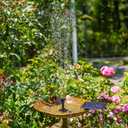 AISITIN DIY Solar Water Pump Kit for Water Feature Outdoor, Solar Powered Water Fountain Pump with 6 Nozzles for Bird Bath, Ponds, Garden, Fish Tank