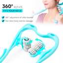 Neck Massager, Neck Massager with 6 Roller Balls for Pain Relief, Shoulders and Legs