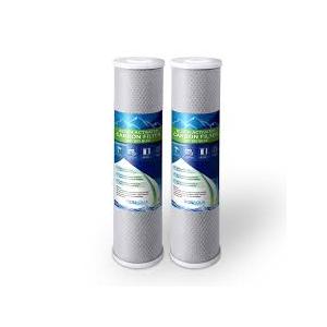 Big Blue CTO Carbon Block Water Filters 4.5" x 20" Whole House Cartridges Set