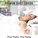 Organic Cotton Duvet Cover Twin/Twin XL  Cloud Grey  GOTS Certified  Soft & Smooth Sateen Weave  Secure Fit with Corner Ties & Envelope Closure  Premium Bedding  Machine Washable  Tissaj