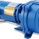 J10S Shallow Well Jet Pump, 1 HP Self-Priming Cast Iron Water Pump