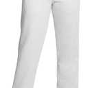 THE GYM PEOPLE Women's Fleece Sweatpants Warm Workout Joggers Pants with Pockets (Small, Heather White)