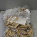 NBEADS 24 Pcs Clear Plastic Gift Bags with Handles, 5.9x5.1x2.8inch Small Frosted Gift Bags Party Favor Bags MINI Reusable Plastic Clear White Bag for Wedding Birthday Shower, Hotel Guests