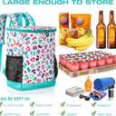 Wolka Cooler Backpack 30 Cans,Portable Backpack Coolers Insulated Leak Proof,Waterproof Soft Sided Cooler Bag for Travel,Beach,Camping,Picnic,Lunch Backpack for Women (Water Elf)