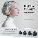 Ear Plugs for Sleeping Noise Cancelling -30dB, 2-Pack Reusable Soft Noise Reduction Ear Plugs for Sleep, Travel,Deep Focus, Hearing Protection,Concert with Carrying Case(