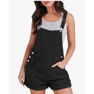 ANRABESS Overalls for Women Denim Shorts Overalls 2025 Summer Casual Loose Fit Adjustable Rompers Jean jumpsuit Bib Shortalls L