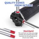One Pair Upgrade Garage Torsion Spring Winding Rods, Winding Bars with Non-Slip Handle for Adjusting or Replacing Garage Door Tension Springs - Size 17.3"