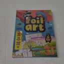 Dan&Darci Foil Art Kit for Kids - Arts and Crafts for Kid Ages 4-8, 4-6, 5-7, 5-8, 6-8 - 5 Year Old Girl Gifts - Fun Kits Projects Activities - Girls Birthday Gift - Craft Age 4 5 6 7 8 Years