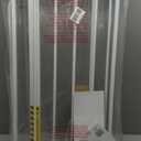 Regalo Safety 29-38.5" Baby Gate for Doorways & Bottom of Stairs, Pressure Mounted Baby Gate with Door for Babies, Toddlers & Pets, Tested & Safe for 30 Years, American Designed, American Owned, White