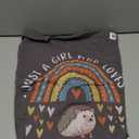 Rainbow Hedgehog Shirt Girls Just A Girl Who Loves Hedgehogs T-Shirt Size L