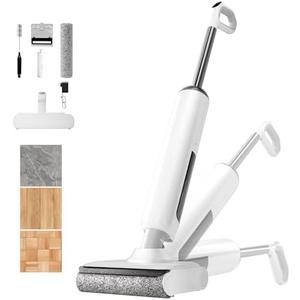 BROBIG Wet Dry Vacuum Cleaner, 180Lie-Flat Vacuum Mop All in One with Auto Self-Cleaning, Smart Floor Cleaner Machine for Hard Floor, 45 Mins Runtime, Edge Cleaning, Self-Propelled Vacuum Mop Combo