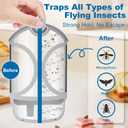 10 Pack Flying Trap Refills Compatible with zzevo Flying Insect Trap Refill, Insect Replacement Kit for M364 M364A and Max Fully Compatible Size (10 Pcs Refill) (10)
