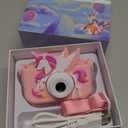 Upgrade Kids Camera for Boys Girls, Toddler Digital Selfie Camera with Cute Protective Cover and 32G SD Card, Christmas Birthday Gifts Toys for 3 4 5 6 7 8 9 10 11 12 Years Old Little Girls and Boys (Pink)