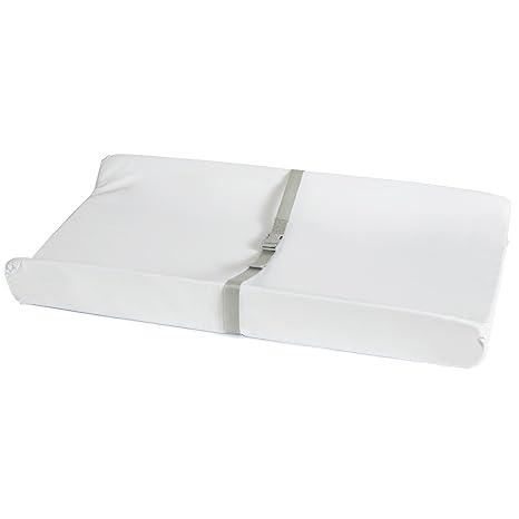 Munchkin Secure Grip Baby Diaper Changing Pad for Dresser, Waterproof and Wipeable, Contoured, Standard Size (16" x 31"), White
