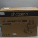 13" Sand Filter System with 6-Way Valve Pool Pump 2500GPH Easy to Use for Above Ground Pools