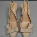 Kluolandi Bow Knot Slingback Kitten Heels for Women Closed Pointed Toe Pumps Dress Shoes Stiletto Heels Sandals, Size 41