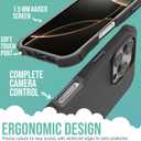 Smartish iPhone 16 Pro Protective Magnetic Case - Gripzilla Compatible with MagSafe [Rugged + Tough] Heavy Duty Armor Slim Cover w/Drop Tested Protection for Apple iPhone 16 Pro - Black Tie Affair