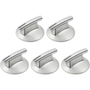 Upgraded WP7737P245-60 74007918 Stove Knobs Replacement Parts for Jennair Maytag Electric Cooktop Burner Control Knobs JEC8430ADB JEC8430ADS Jenn air Kitchenaid Gas Downdraft Range Oven Fan Knob 5Pcs