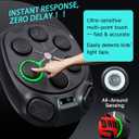 shroop Music Boxing Machine for Adults & Kids Wall-Mounted Interactive Bluetooth Punch Trainer, High-Sensitivity, Rhythm Adaptation, 6/8 Targets, Ideal for Home, Office, and Gym Use